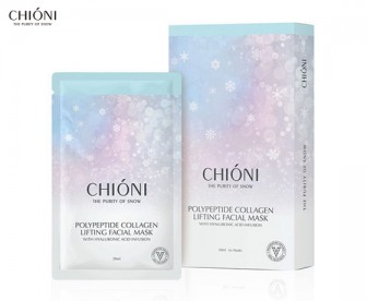 Chioni 多肽胶原提拉面膜 28毫升x6片/盒 Chioni 多肽胶原提拉面膜 28毫升x6片/盒